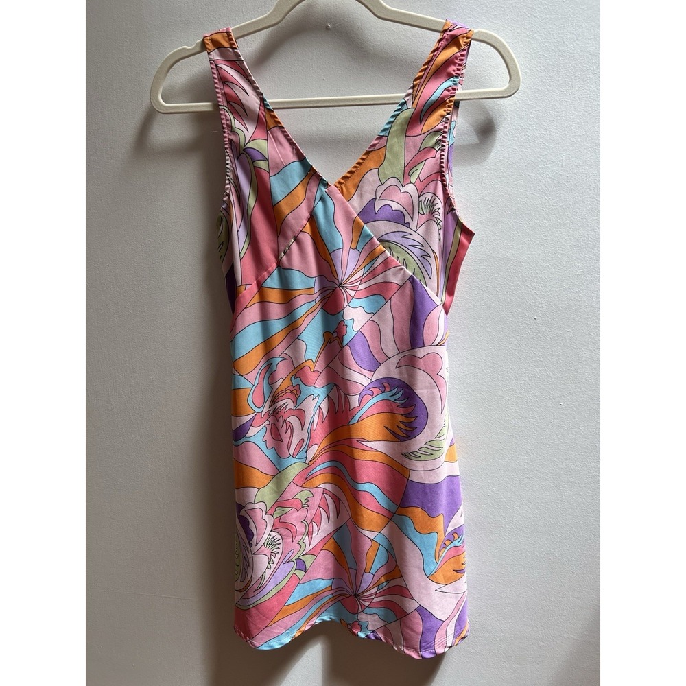 Princess Polly Dress Womens Size 6 Retro Psychedelic Y2K Festival Coquette
